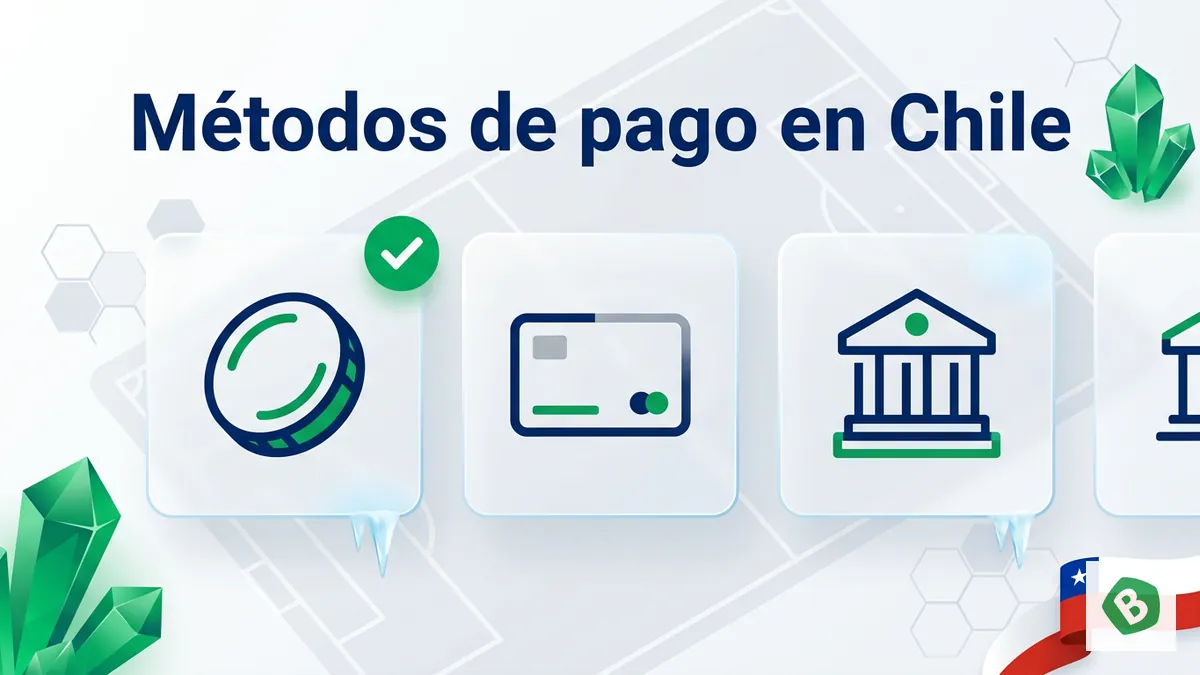 Métodos de pago de Bumbet para Chile: comparación en tarjetas de vidrio