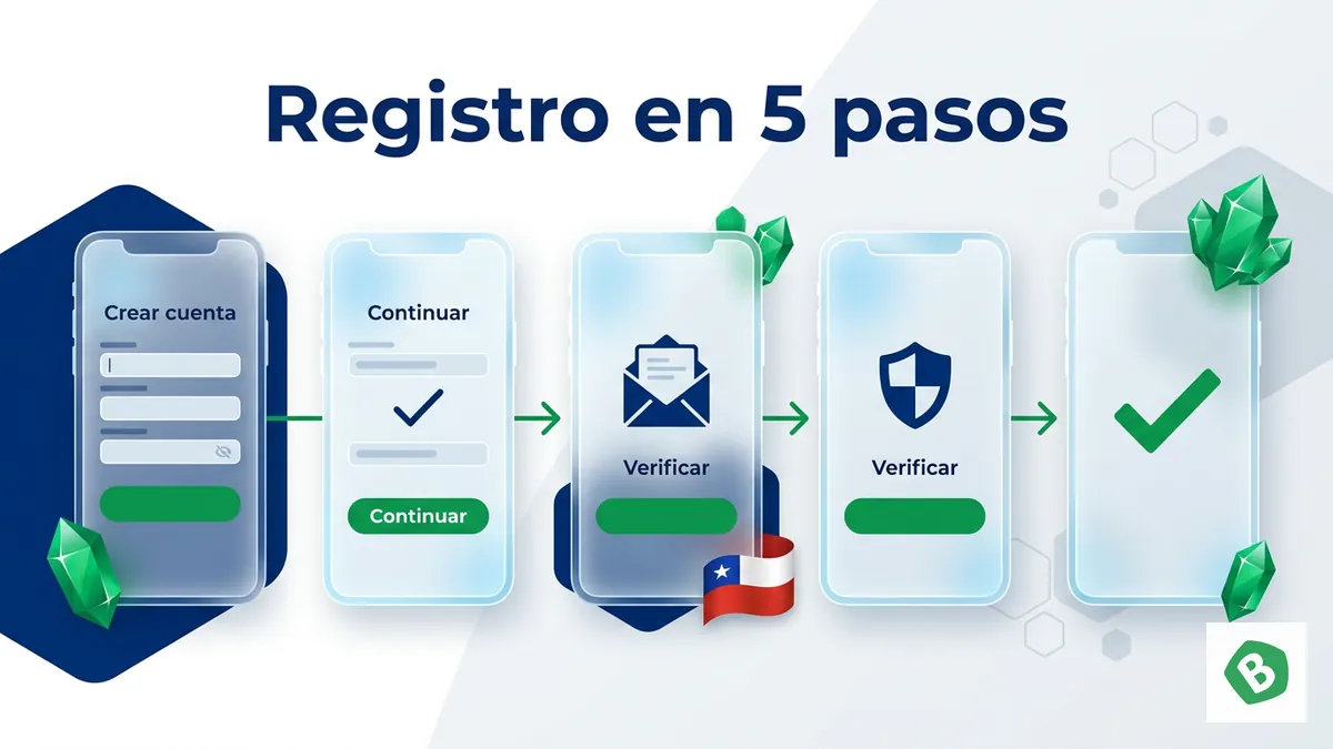 Registro en Bumbet desde Chile paso a paso: secuencia de pantallas del móvil
