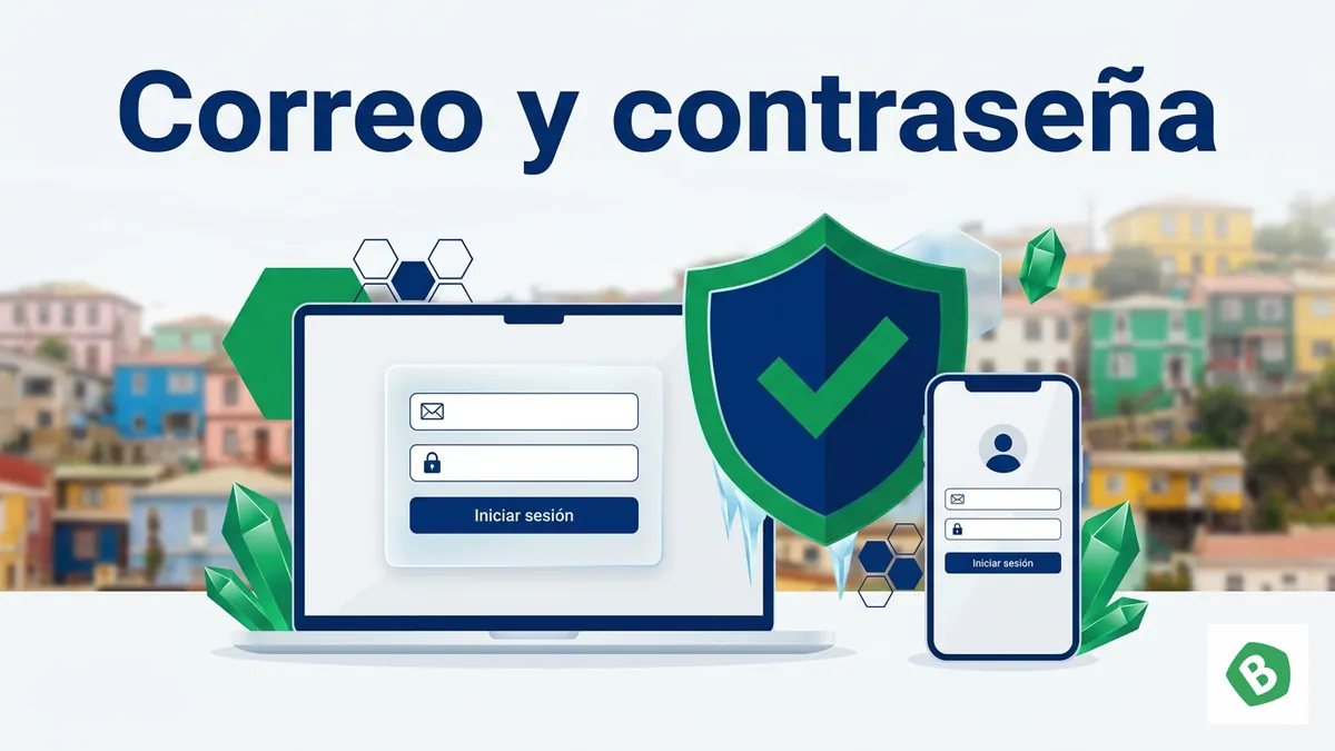Inicio de sesión en Bumbet con correo y contraseña seguros desde Chile
