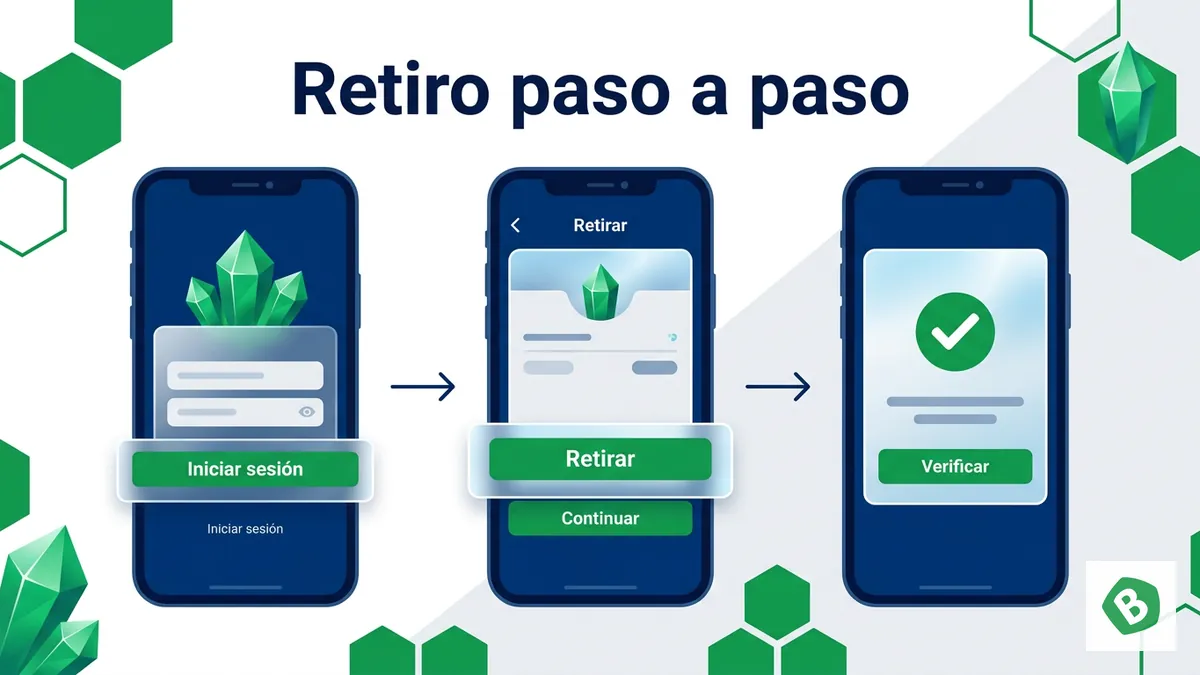 Pasos para retirar en Bumbet: de iniciar sesión a la confirmación