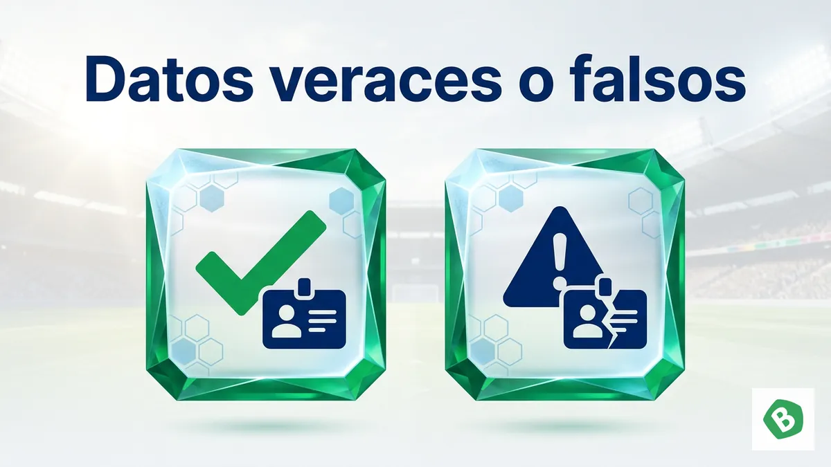 Qué pasa en Bumbet si los datos de verificación son veraces o falsos